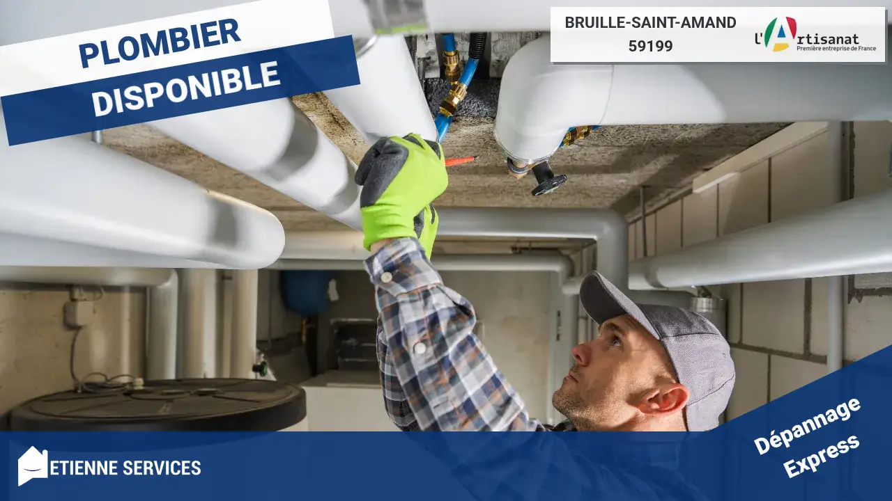 Dépannage et installation plomberie par votre plombier à Bruille-Saint-Amand (59199)
