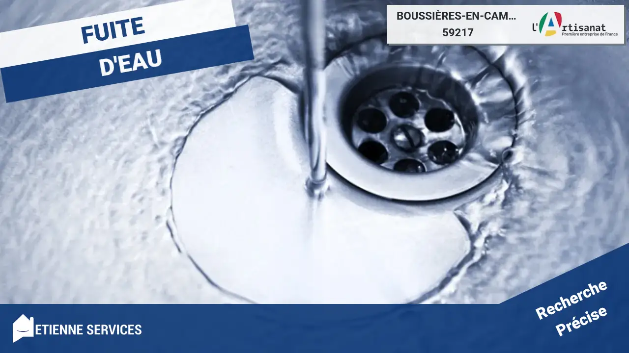 Réparation de fuite d'eau : Plombier Boussières-en-Cambrésis-59217