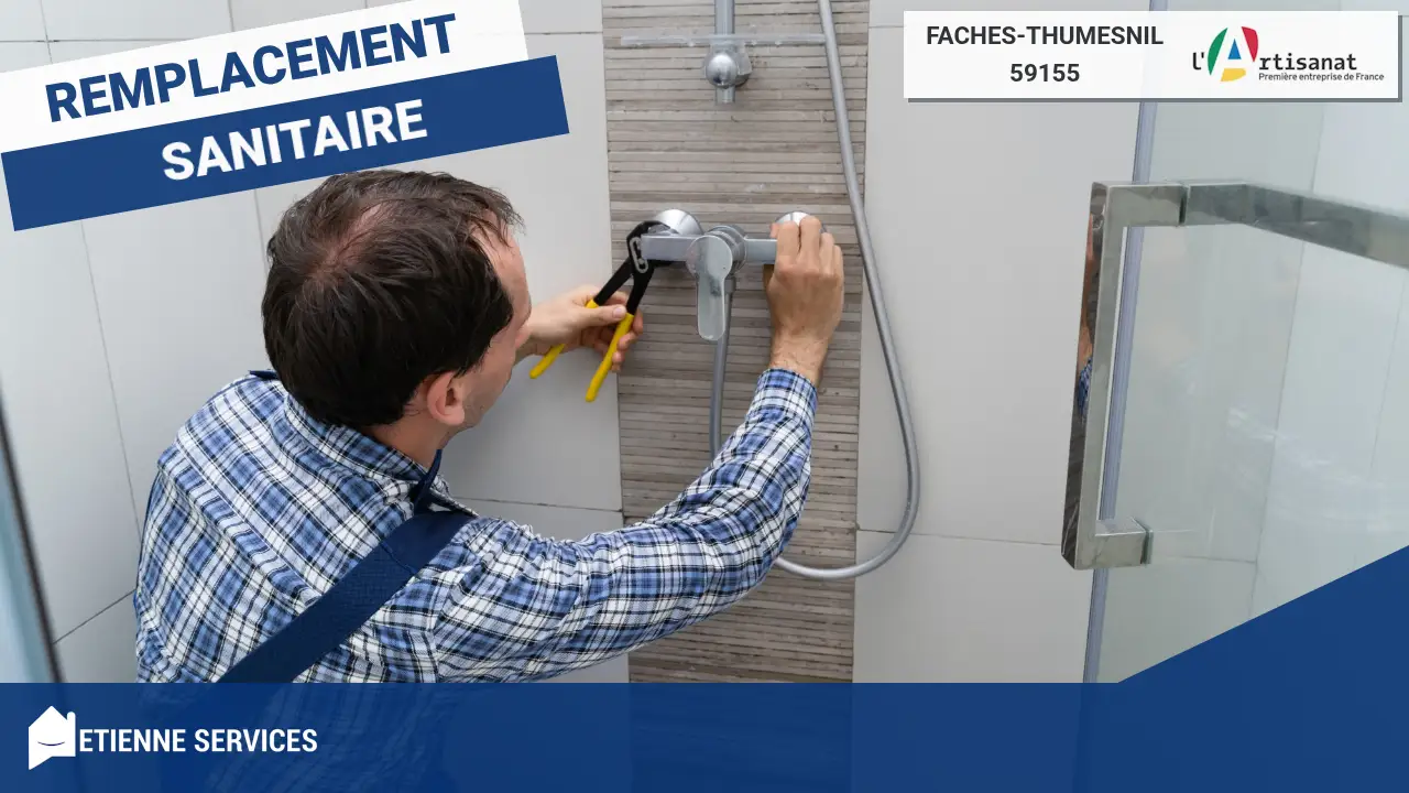 Installation de sanitaire de qualité par votre plombier à Faches-Thumesnil (59155)