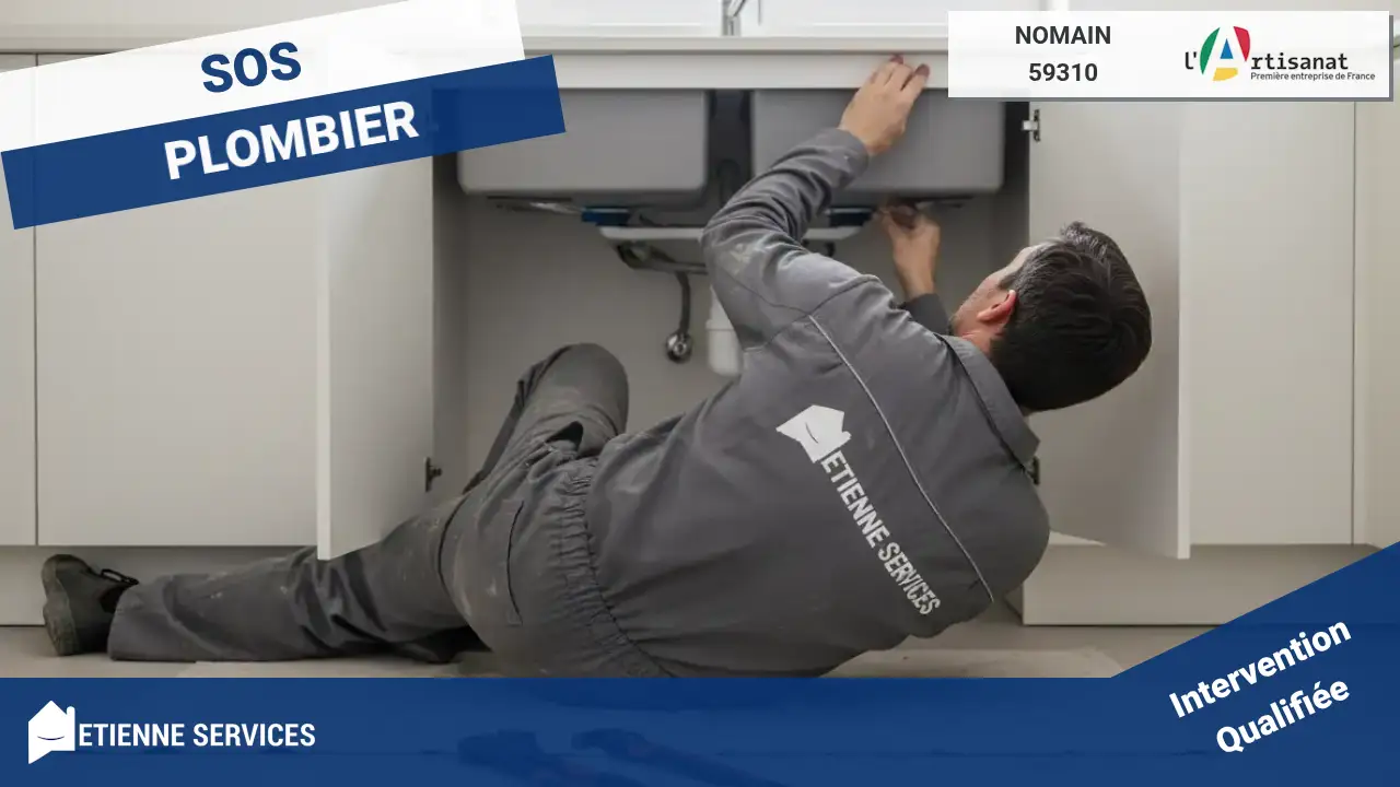 Dépannage et installation de plomberie par votre plombier à Nomain
