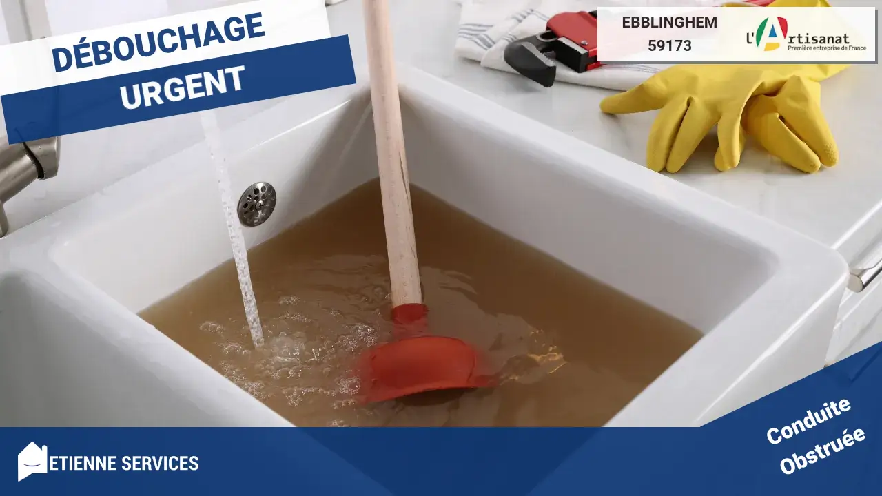 Débouchage de canalisation : votre plombier d'urgence à Ebblinghem