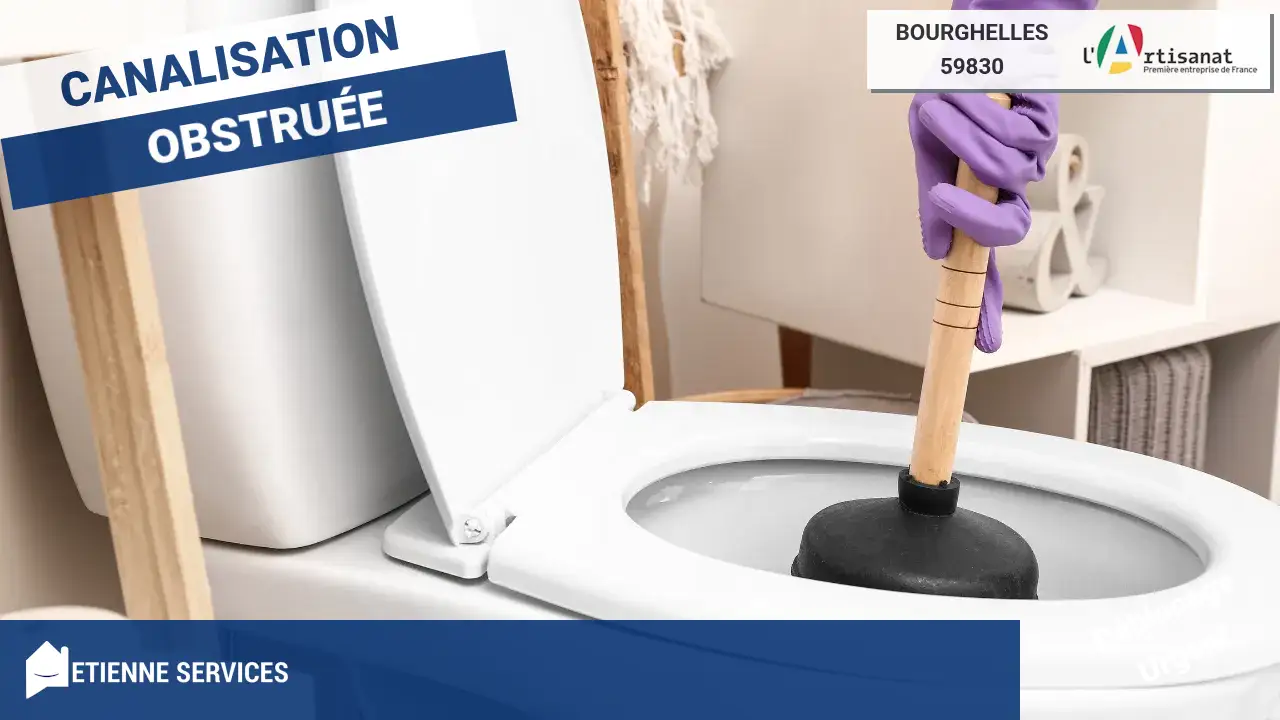 Débouchage de canalisation efficace : Plombier à Bourghelles (59830)