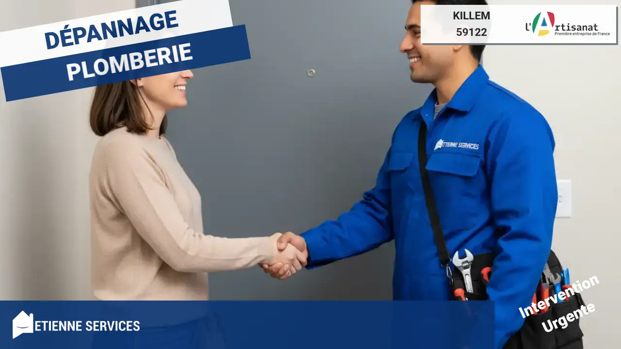 Dépannage et Installation par votre plombier Killem (59122)