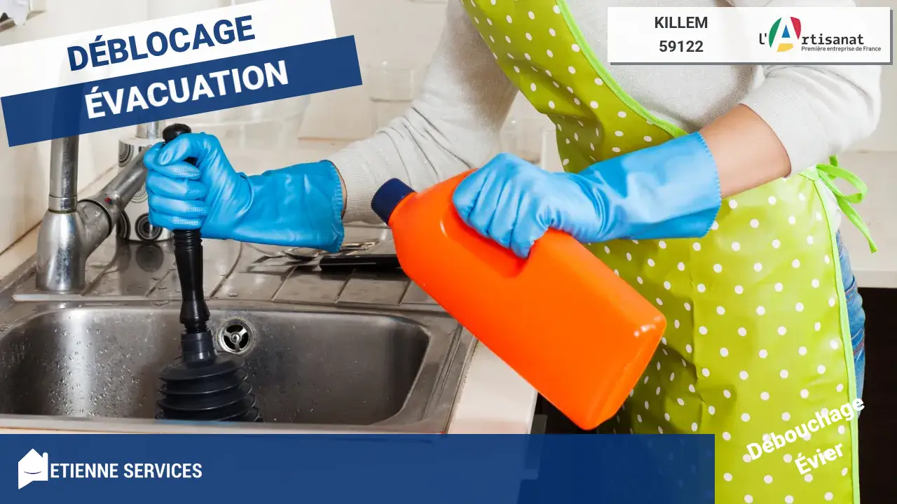 Débouchage de canalisation : intervention plombier Killem (59122)