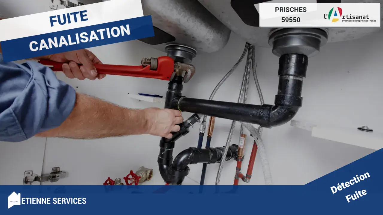Réparation de Fuite d'Eau Efficace par notre Plombier à Prisches (59550)