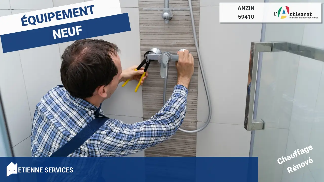 Installation de Sanitaires à Anzin : WC, Douche, Baignoire par nos Plombiers