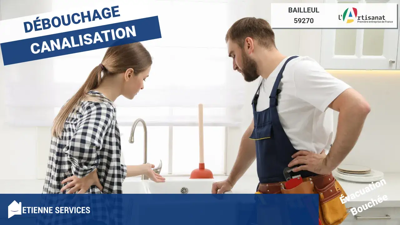 Débouchage de Canalisation et WC par un Plombier à Bailleul