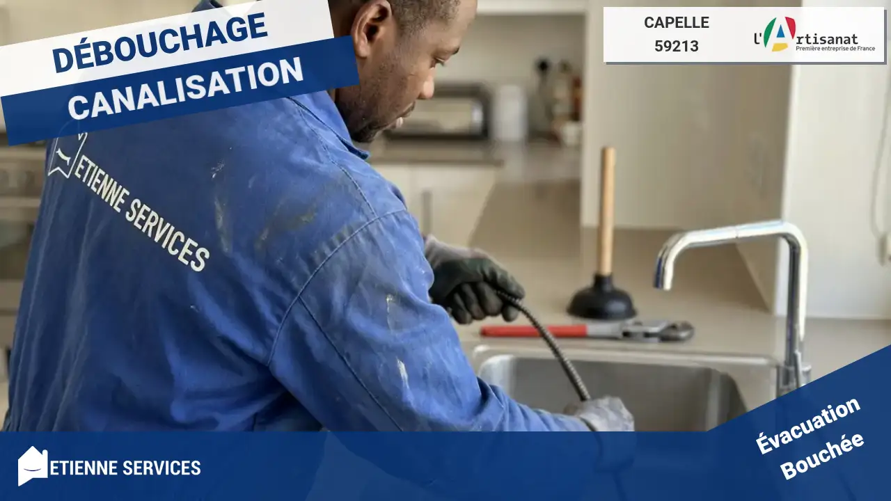 Débouchage de canalisation : intervention plombier à Capelle (59213)