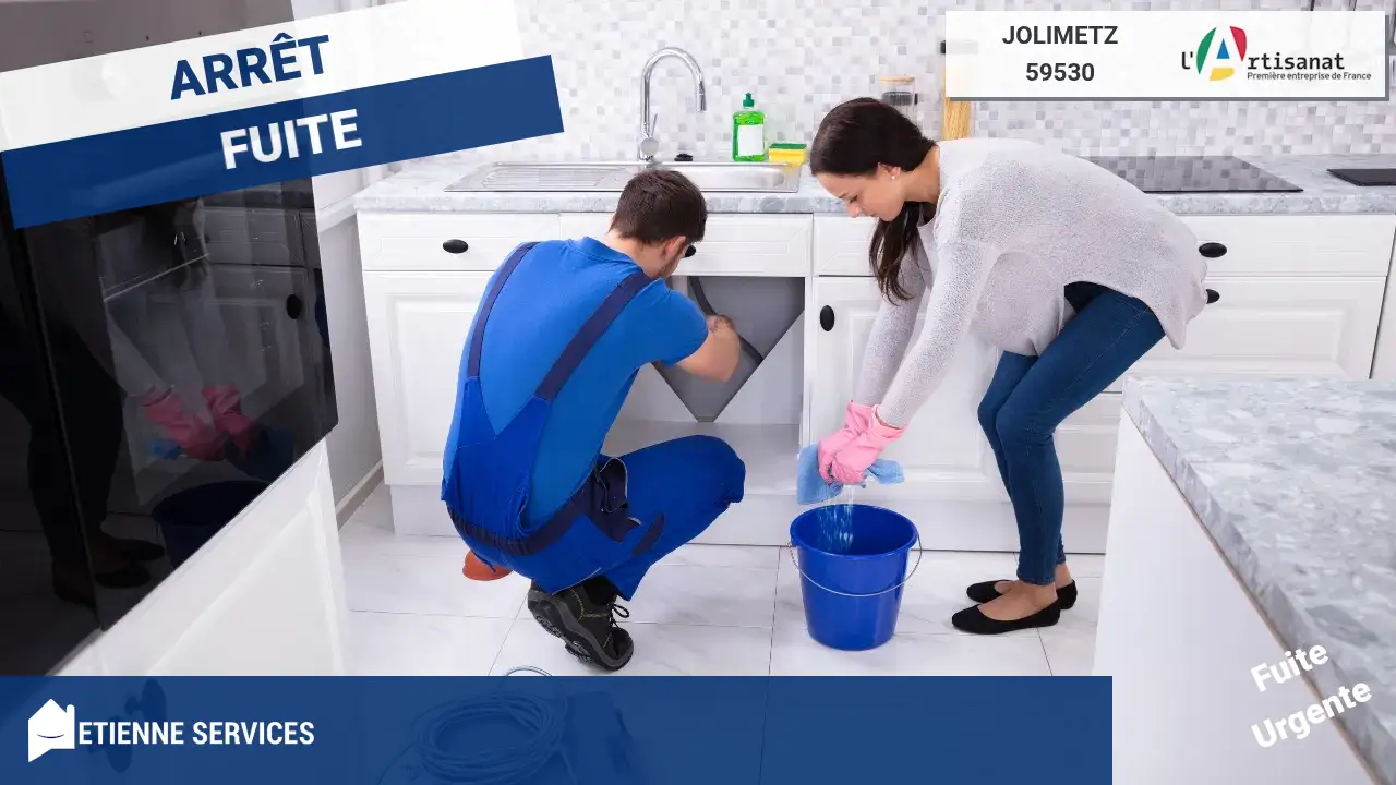 Réparation de Fuite d'Eau par un Plombier Expert à Jolimetz (59530)