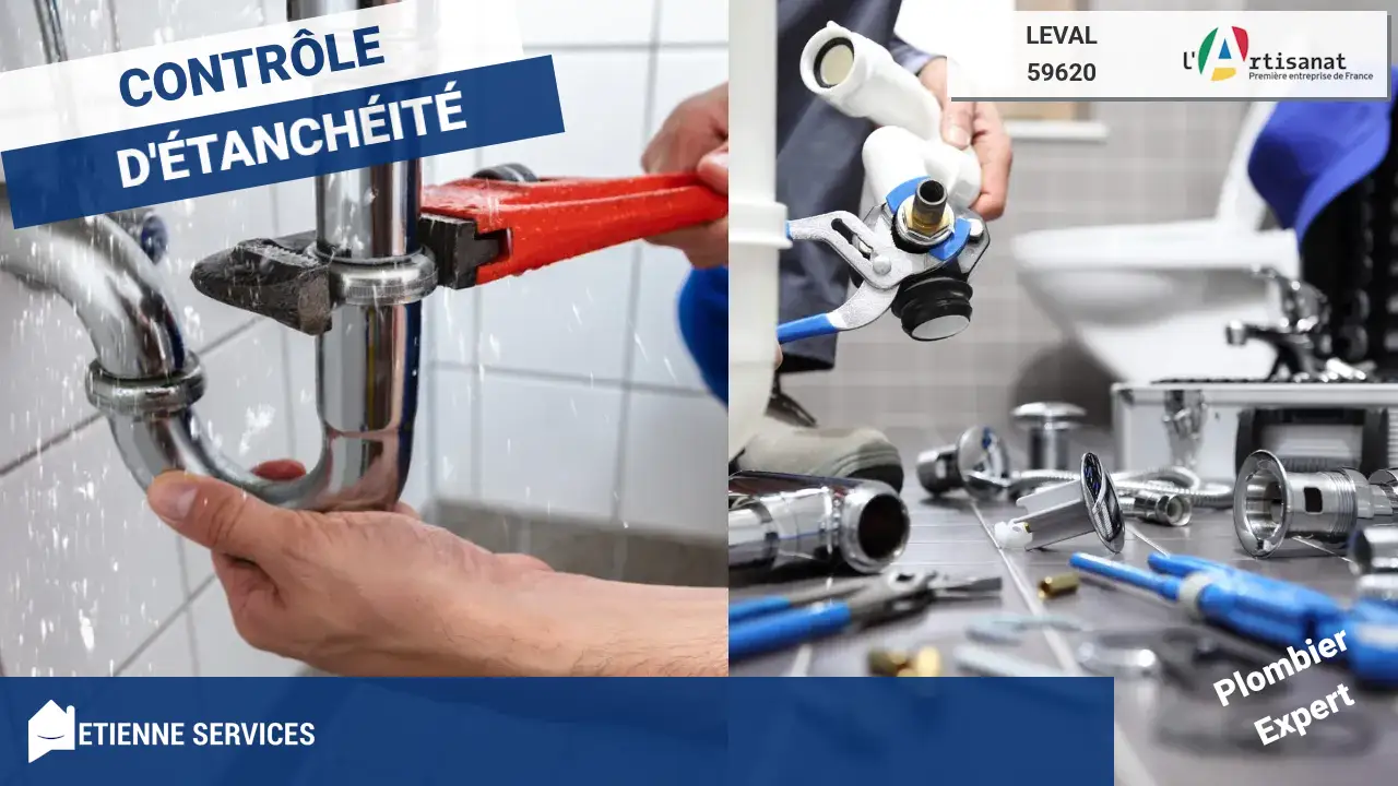 Réparation de fuite d'eau efficace par votre plombier à Leval (59620)