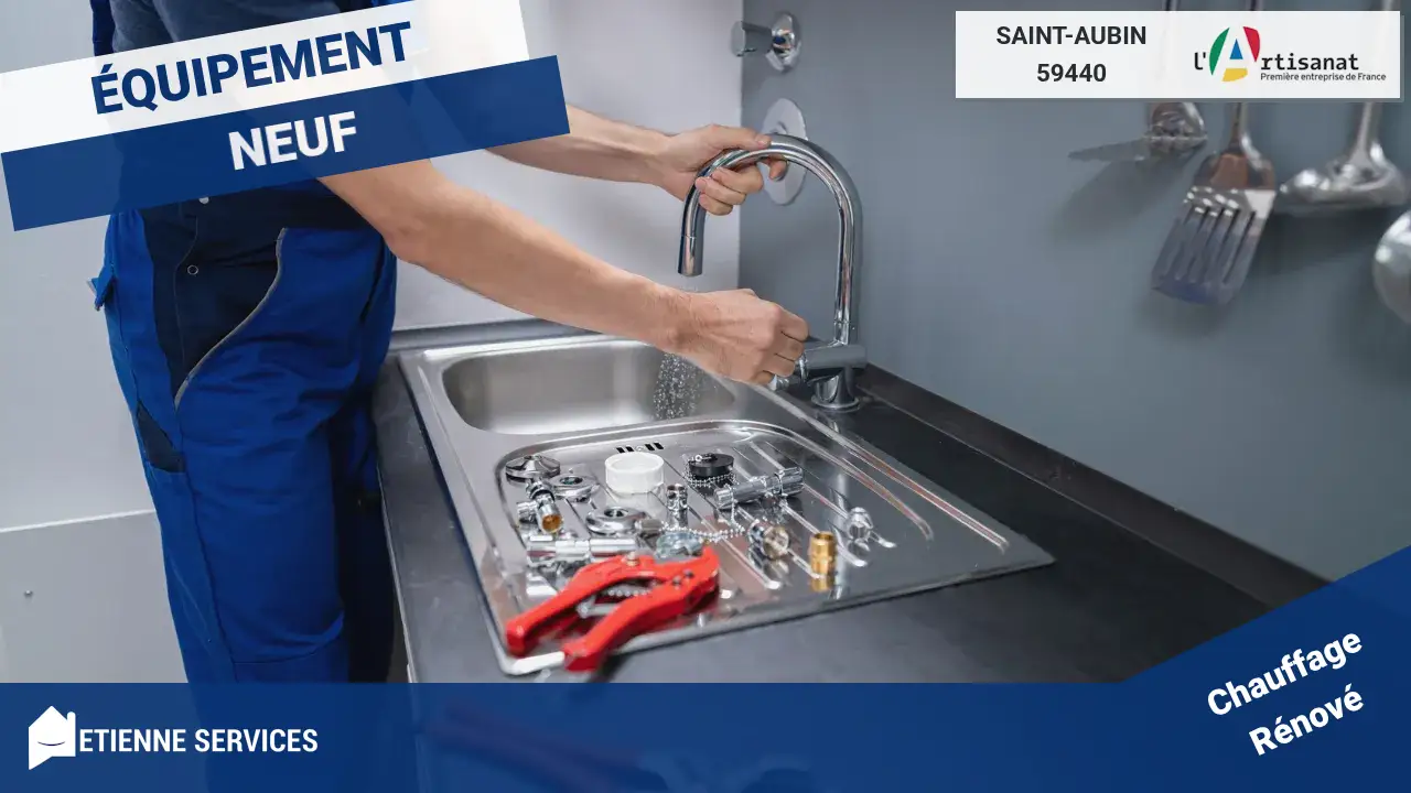 Installation de Sanitaire par votre Artisan Plombier à Saint-Aubin (59440)