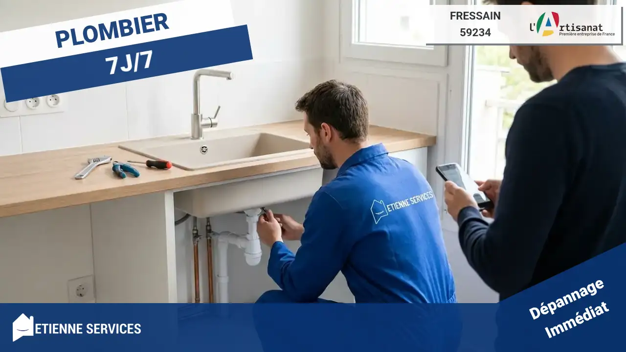 Dépannage et Installation par votre Plombier à Fressain (59234)