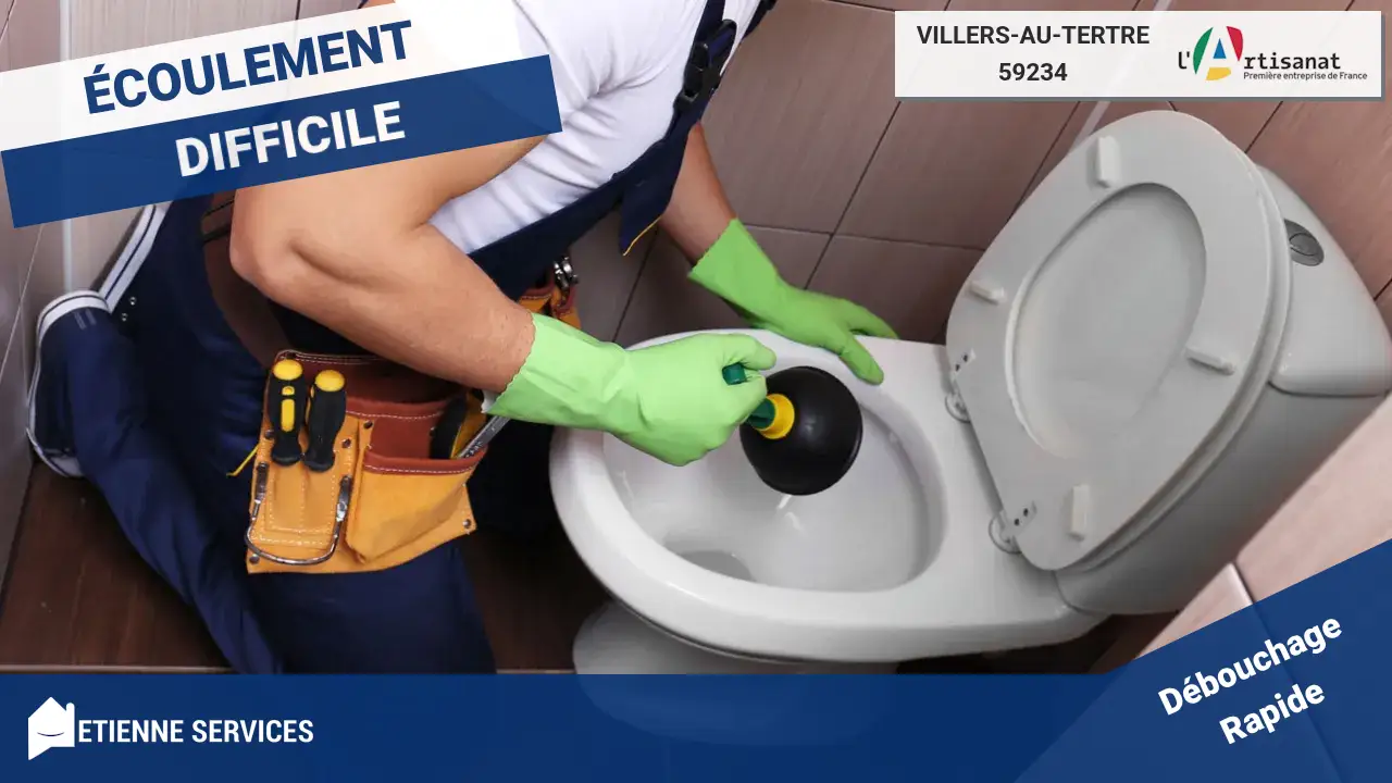 Débouchage de Canalisation Efficace par votre Plombier Villers-au-Tertre