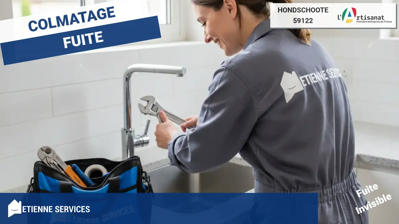 Réparation de Fuite d'Eau Rapide par notre Plombier Hondschoote