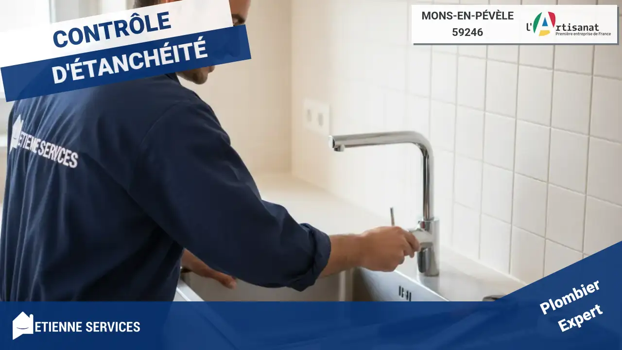 Réparation de fuite d'eau rapide par notre Plombier à Mons-en-Pévèle