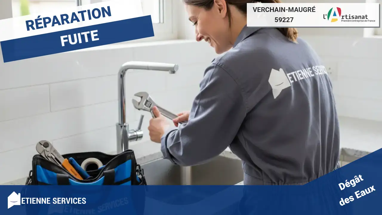 Réparation de Fuite d'Eau Rapide par un Plombier à Verchain-Maugré