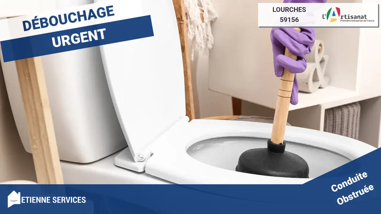 Débouchage de Canalisation Rapide par votre Plombier à Lourches (59156)