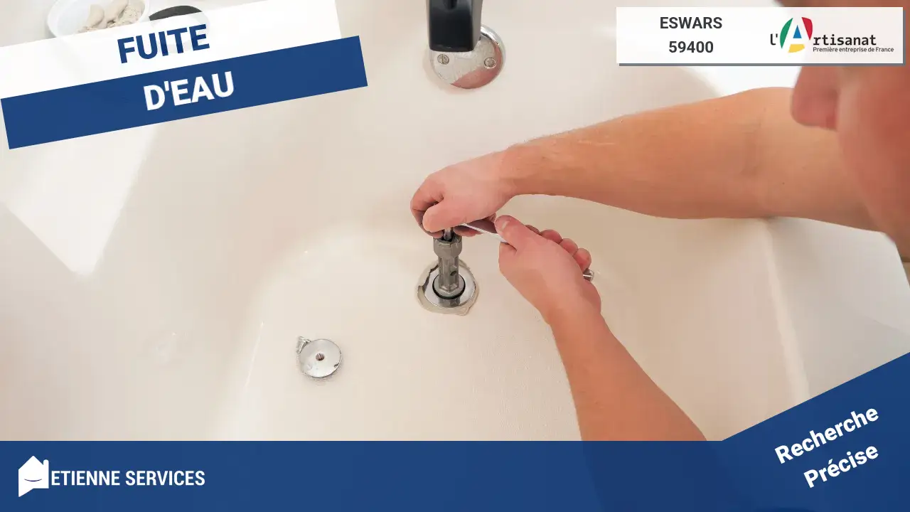 Réparation de Fuite d'Eau Rapide par un Plombier à Eswars