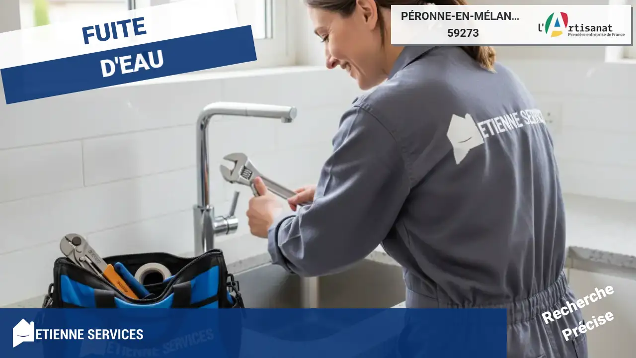 Réparation de fuite d'eau rapide par notre Plombier Péronne-en-Mélantois (59273)