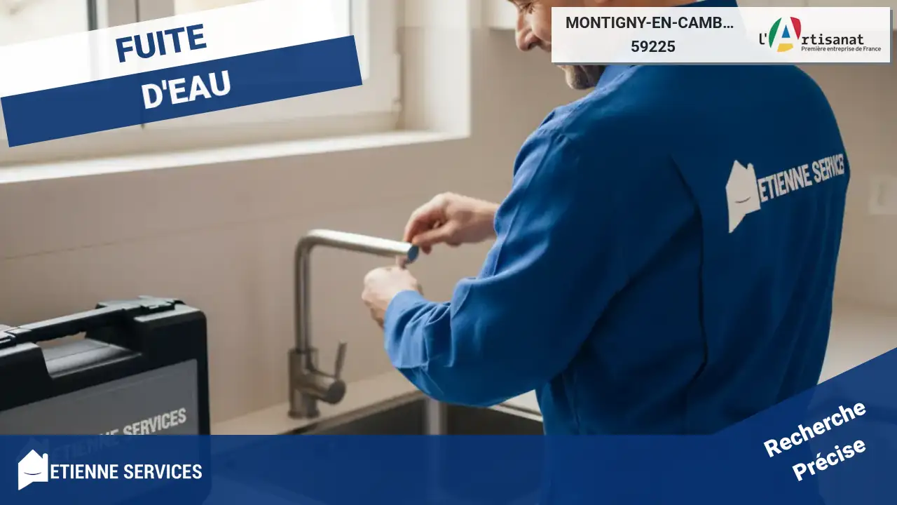 Réparation de Fuite d'Eau par un Plombier Expert à Montigny-en-Cambrésis (59225)