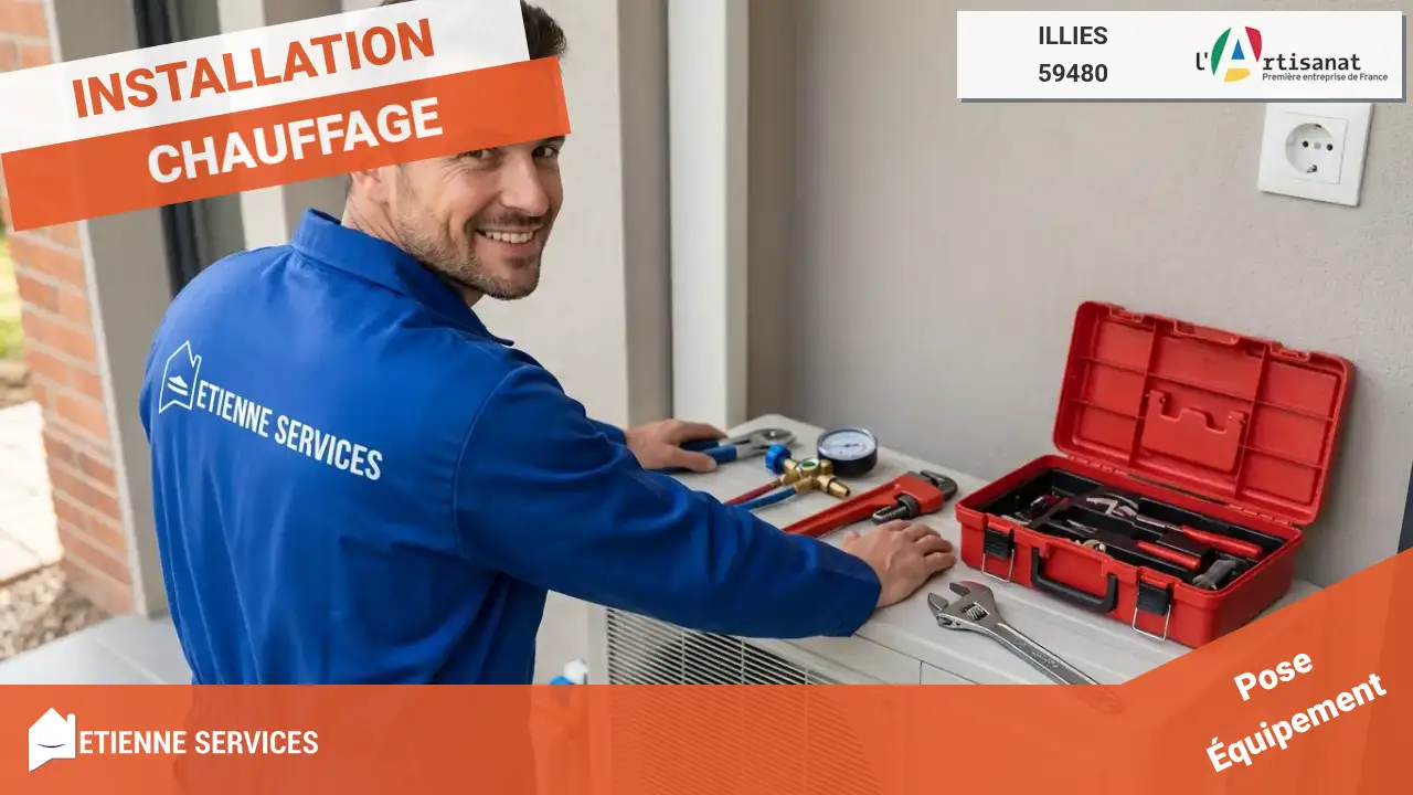 Installation de radiateur et chaudière par votre chauffagiste à Illies