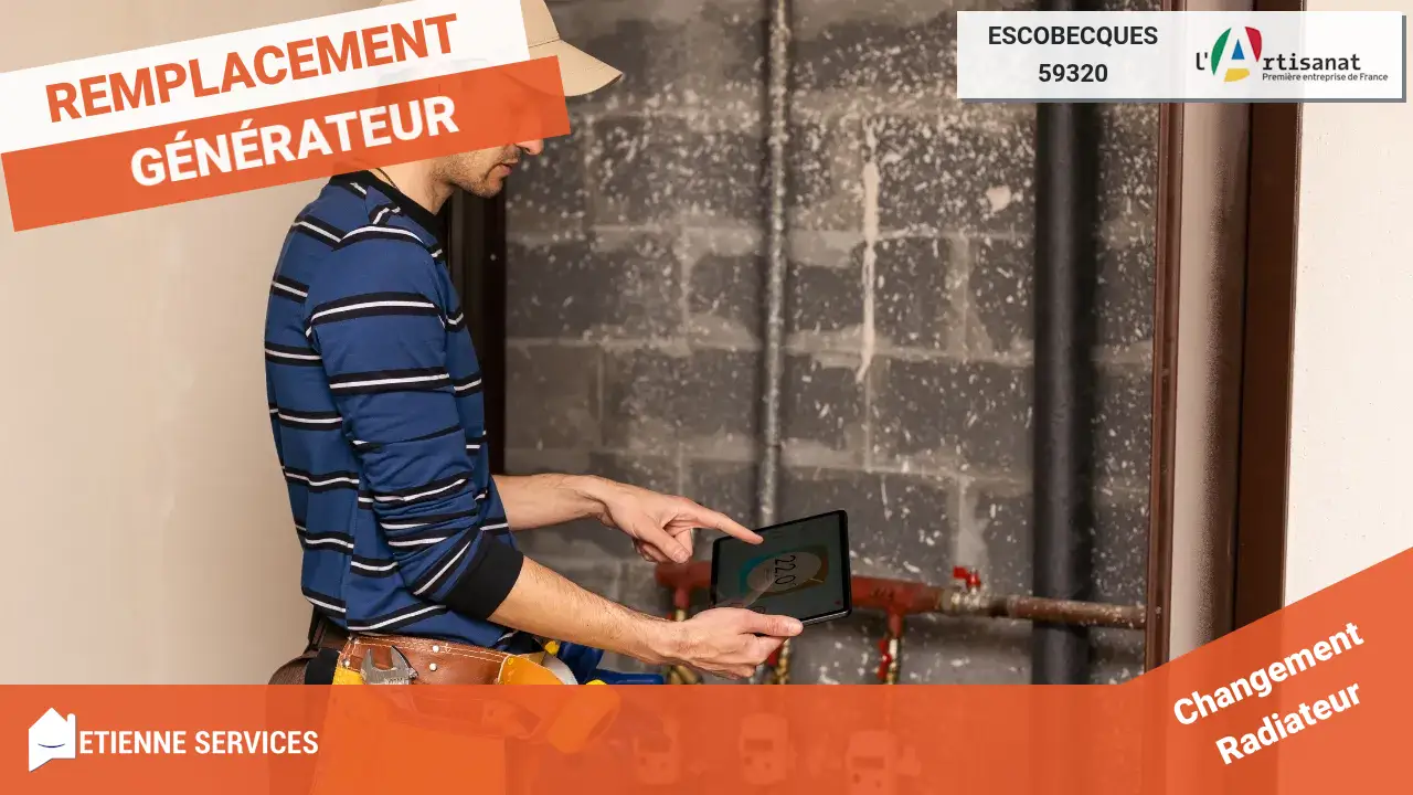 Remplacement de Système de Chauffage par votre Chauffagiste à Escobecques