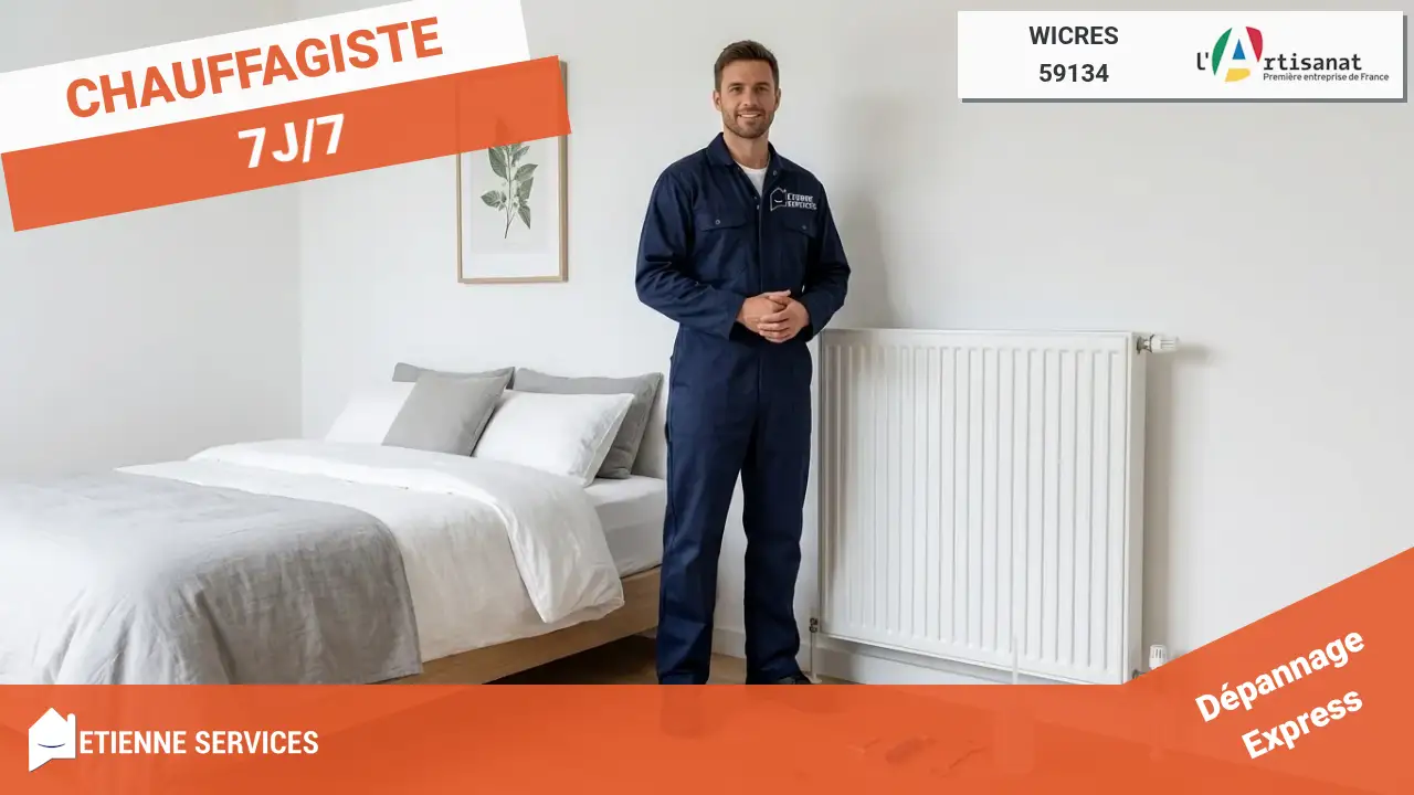 Dépannage et Installation de Chauffage par votre chauffagiste à Wicres (59134)