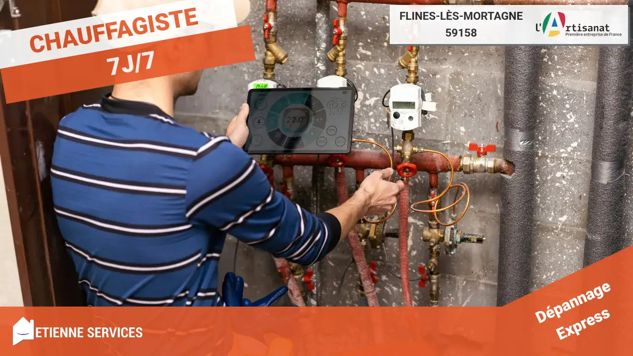 Dépannage et Installation par votre Chauffagiste à Flines-lès-Mortagne