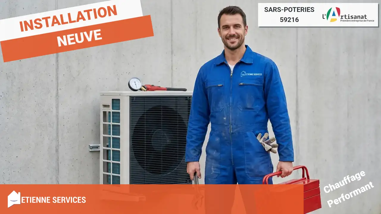 Installation de Radiateur et Chaudière par votre Chauffagiste à Sars-Poteries