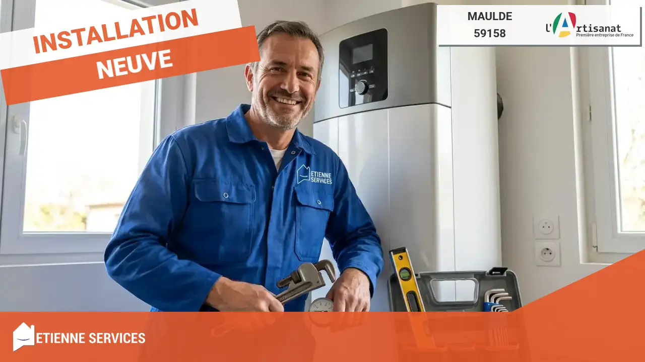 Installation de Radiateur et Chaudière par nos Chauffagistes à Maulde