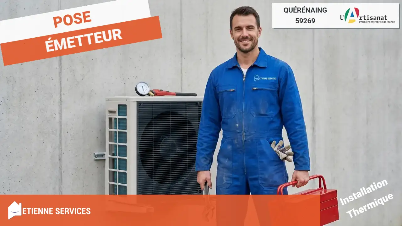 Installation de radiateur et chaudière : Chauffagiste Quérénaing (59269)