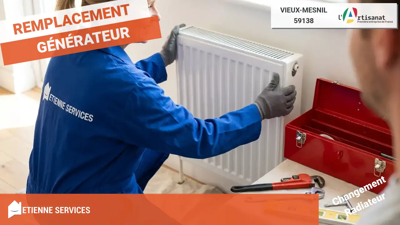 Remplacement de système de chauffage : votre artisan Chauffagiste à Vieux-Mesnil