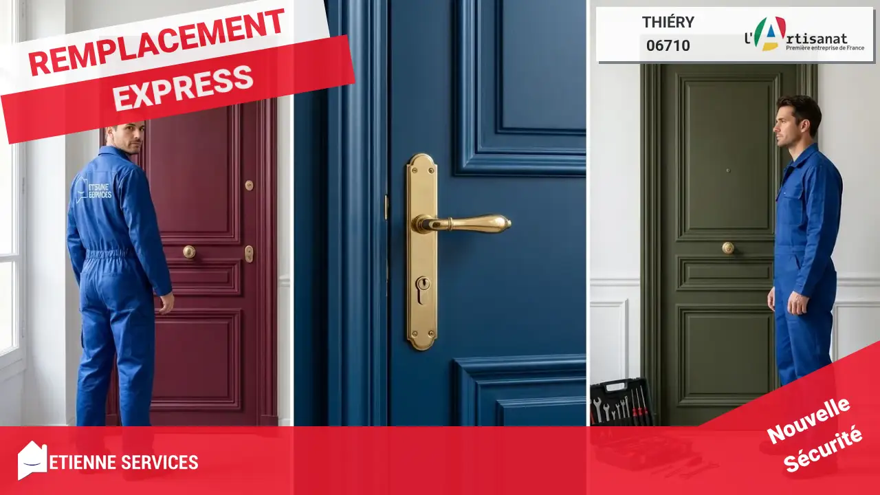 Service de dépannage serrurerie d'urgence disponible 7j/7 à Thiéry