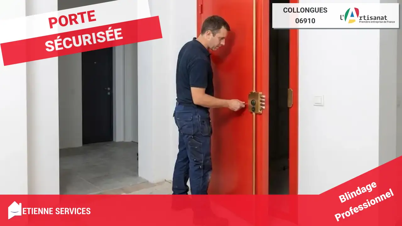 Installation Professionnelle de Portes Blindées de Qualité à Collongues