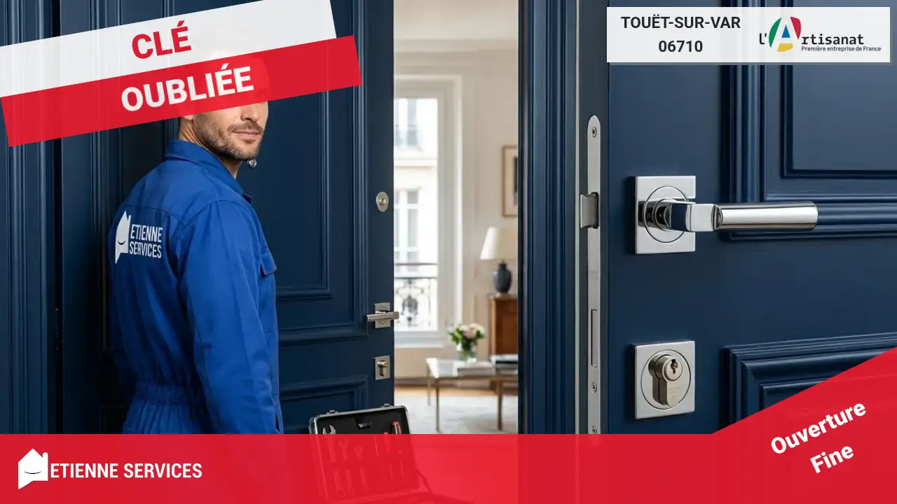 Experts en Ouverture de Porte Claquée ou Verrouillée à Touët-sur-Var