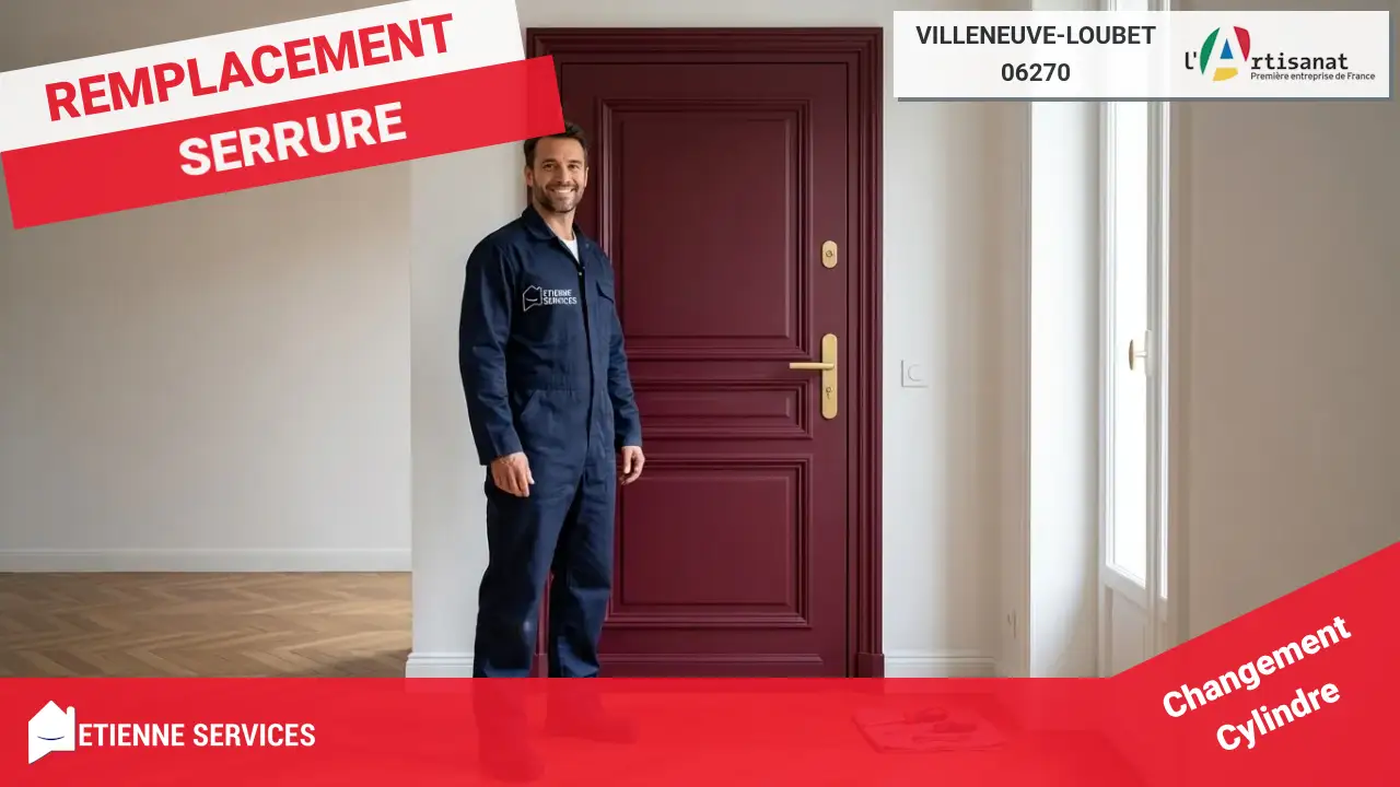 Le meilleur service de dépannage serrurerie d'urgence disponible à Villeneuve-Loubet