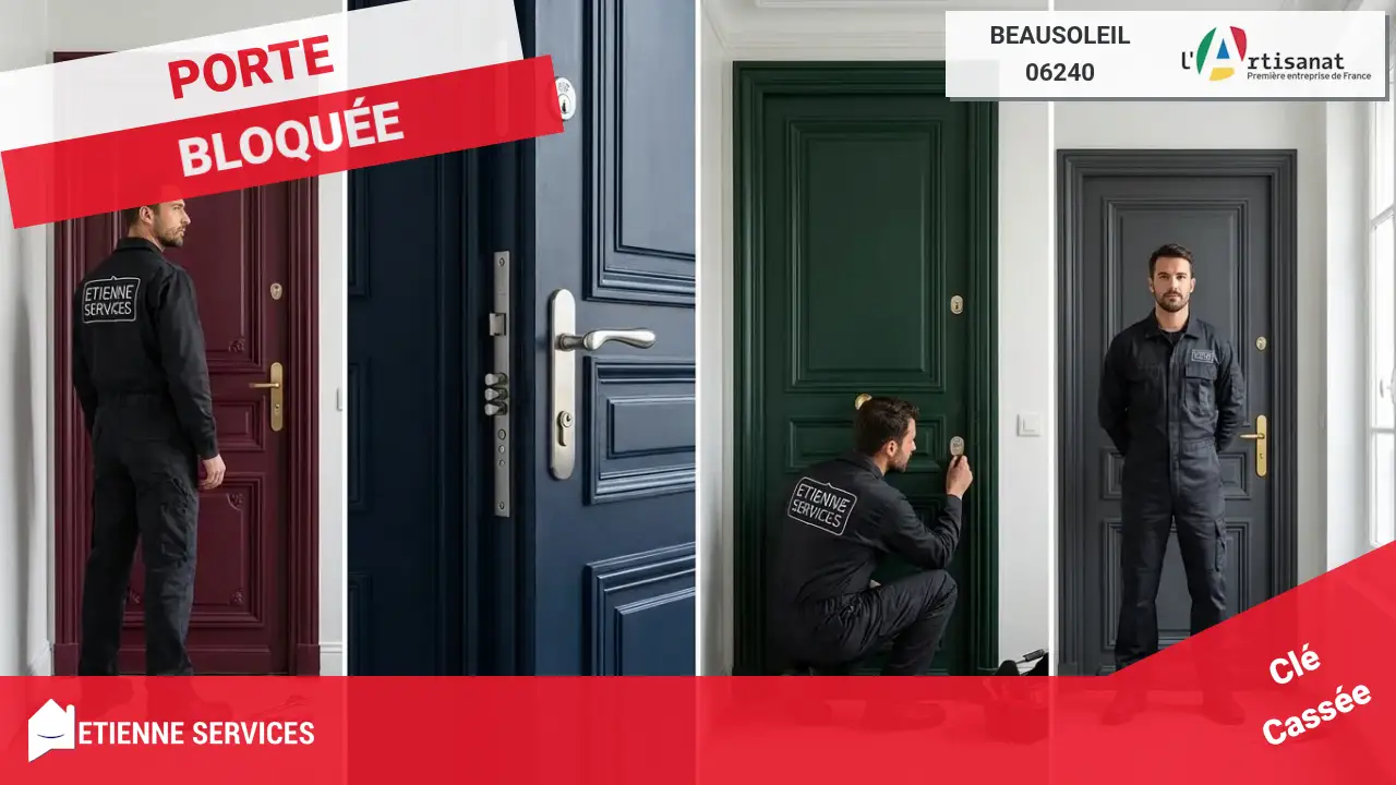 Service d'Ouverture de Porte Rapide et Efficace par nos Artisans à Beausoleil