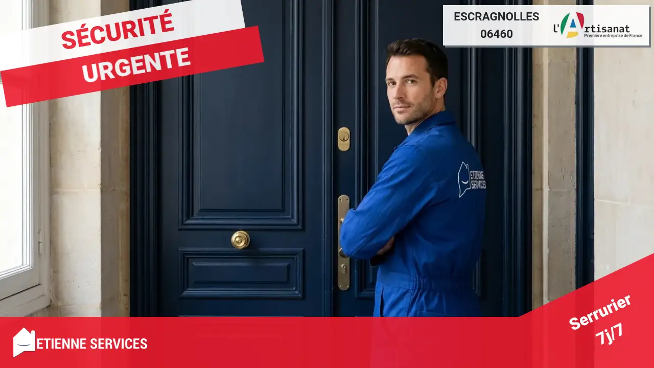 Vos artisans experts en dépannage et installation de serrurerie à Escragnolles (06460)