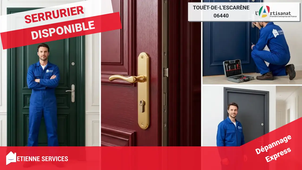 Experts en Dépannage et Installation de Serrurerie à Touët-de-l'Escarène (06440)