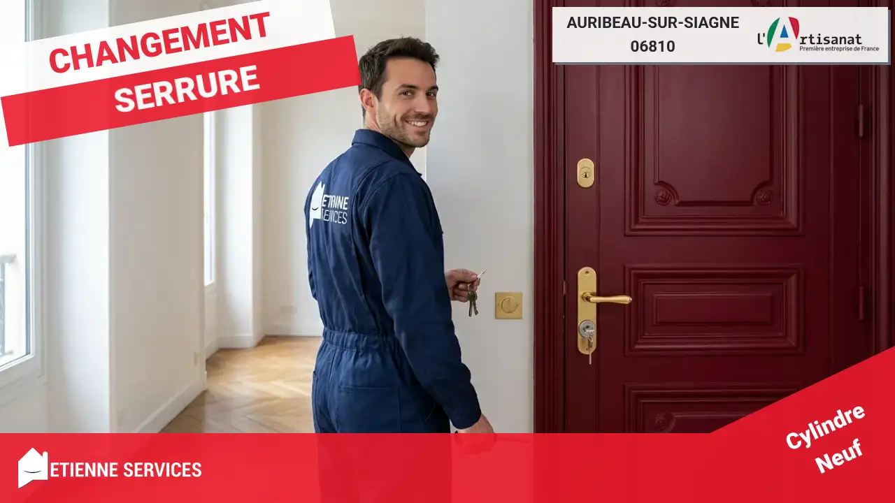 Votre service de dépannage de serrurerie d'urgence 7j/7 à Auribeau-sur-Siagne