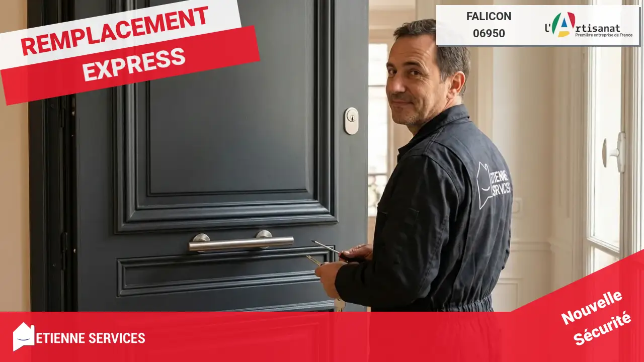 Service de dépannage serrurerie d'urgence 7j/7 à Falicon et ses environs
