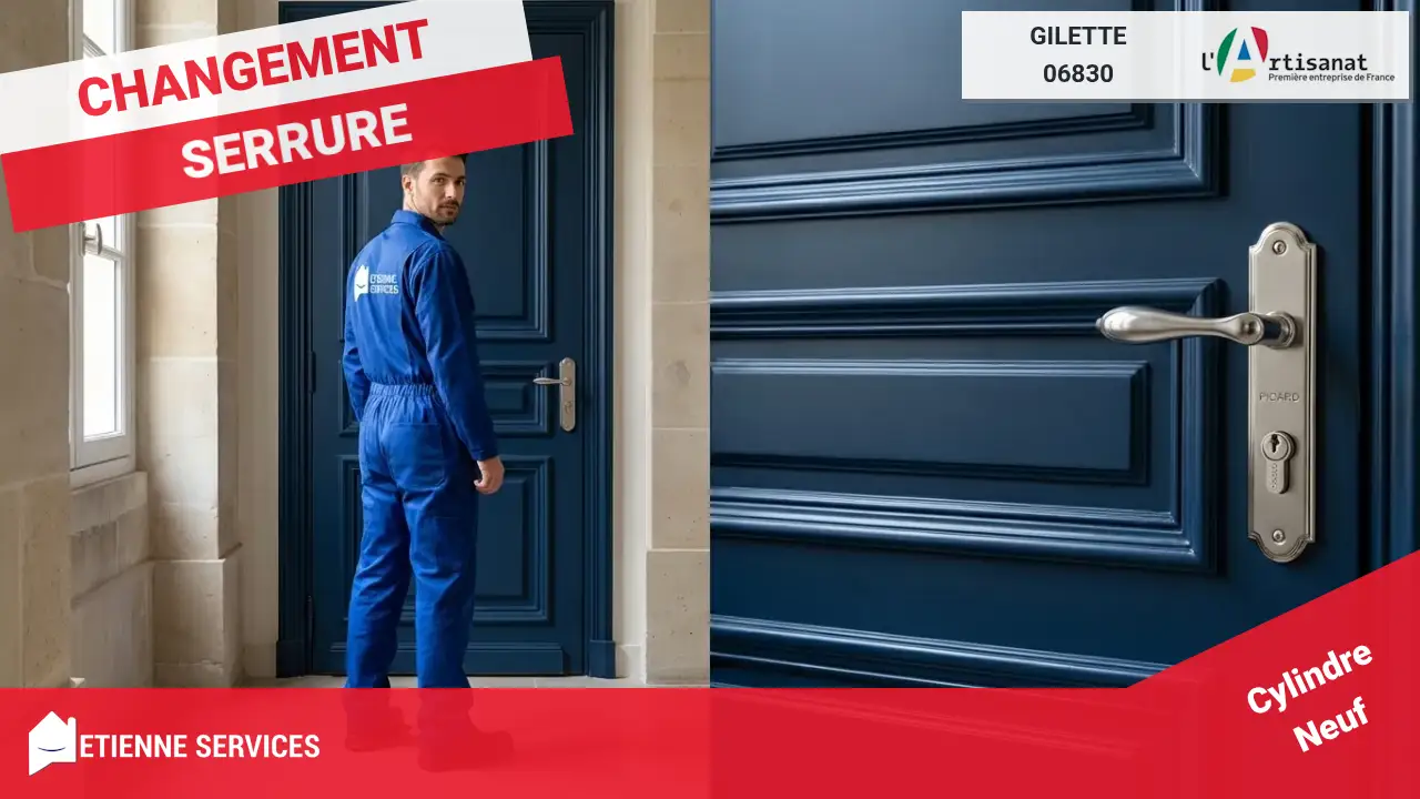 Service de Dépannage d'Urgence en Serrurerie, disponible 7j/7 à Gilette