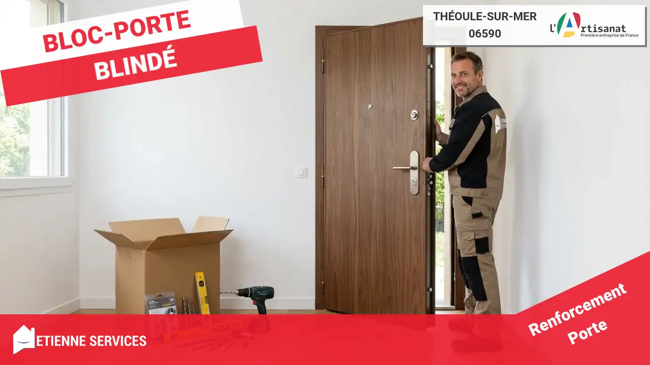 Experts en pose et remplacement de porte blindée de haute sécurité à Théoule-sur-Mer