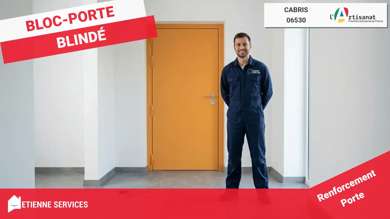 Votre expert pour l'installation de porte blindée de qualité à Cabris