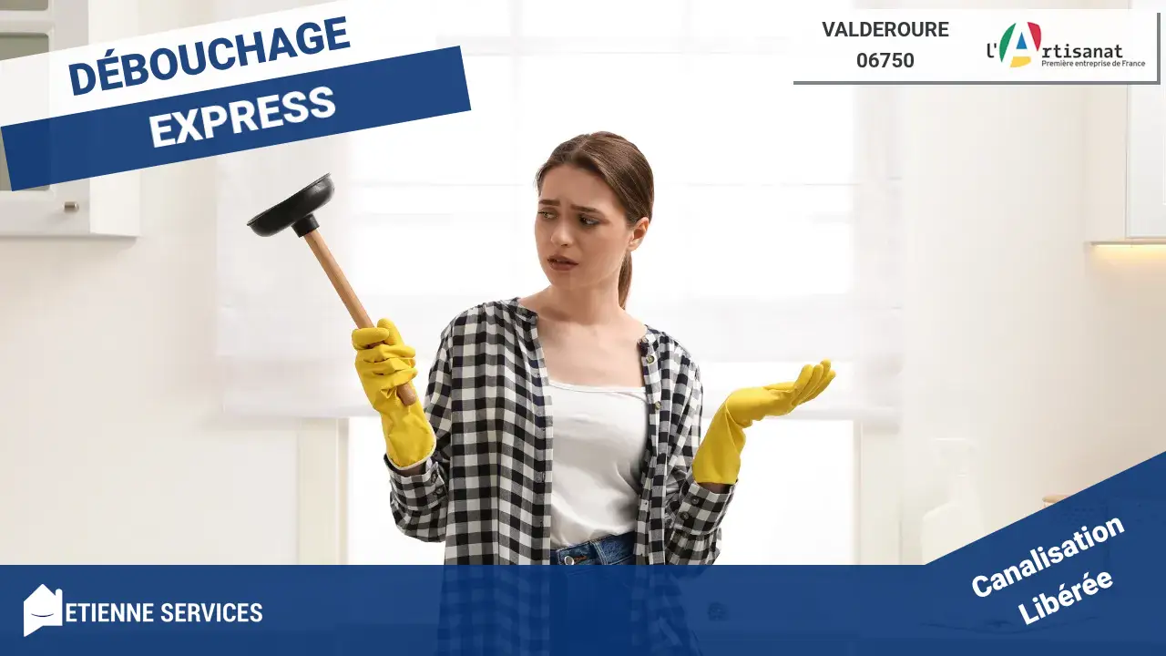 Le Meilleur Service de Débouchage de Canalisation par nos Artisans à Valderoure