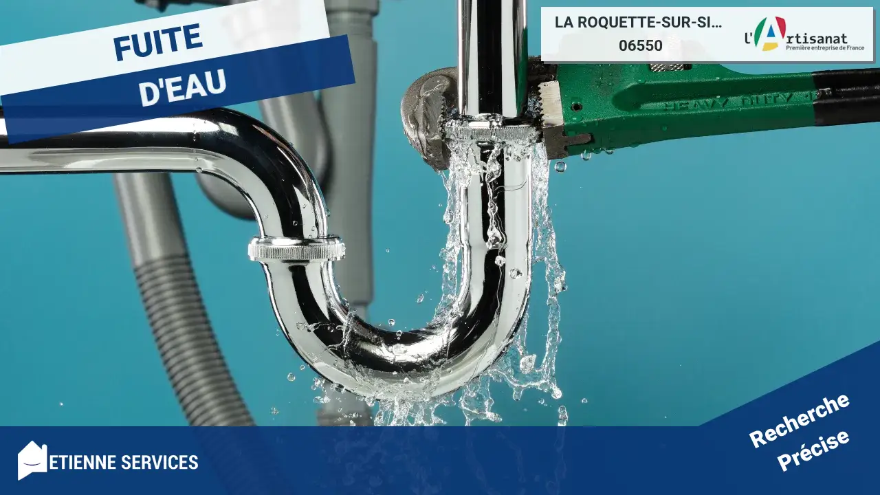 Experts en Réparation de Fuite d'Eau Rapide à La Roquette-sur-Siagne et Alentours