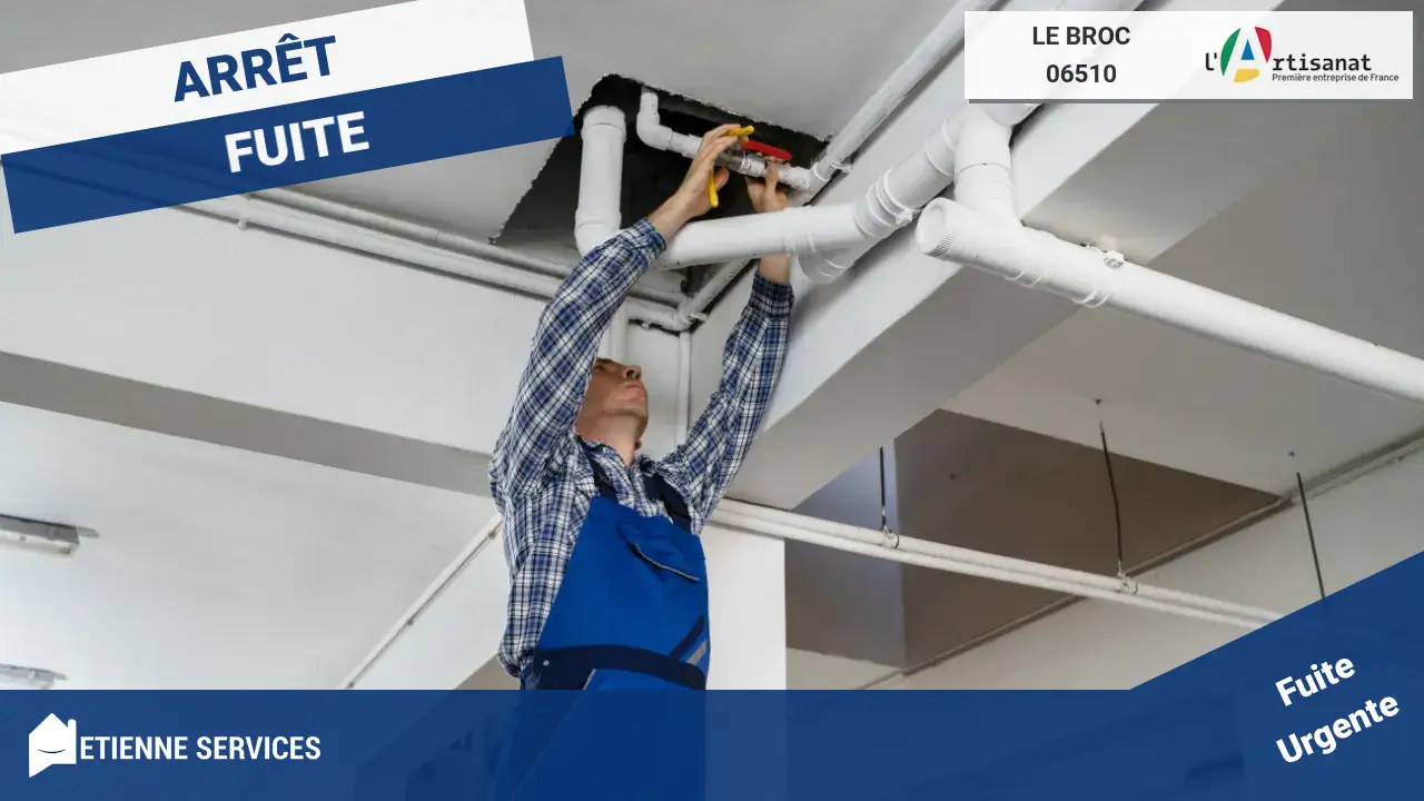 Spécialistes de la réparation de fuite d'eau au Broc et ses environs