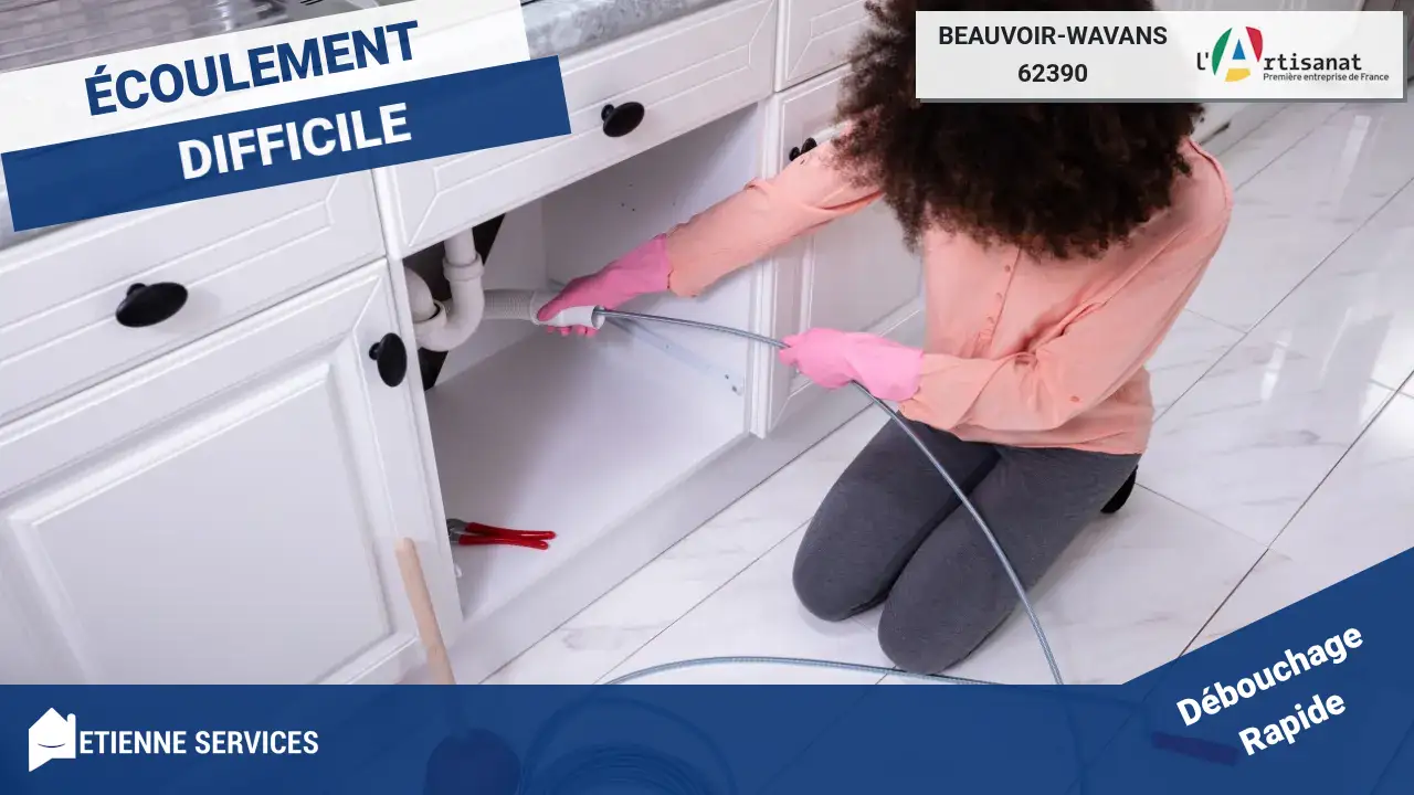 Service expert de débouchage de canalisation à Beauvoir-Wavans