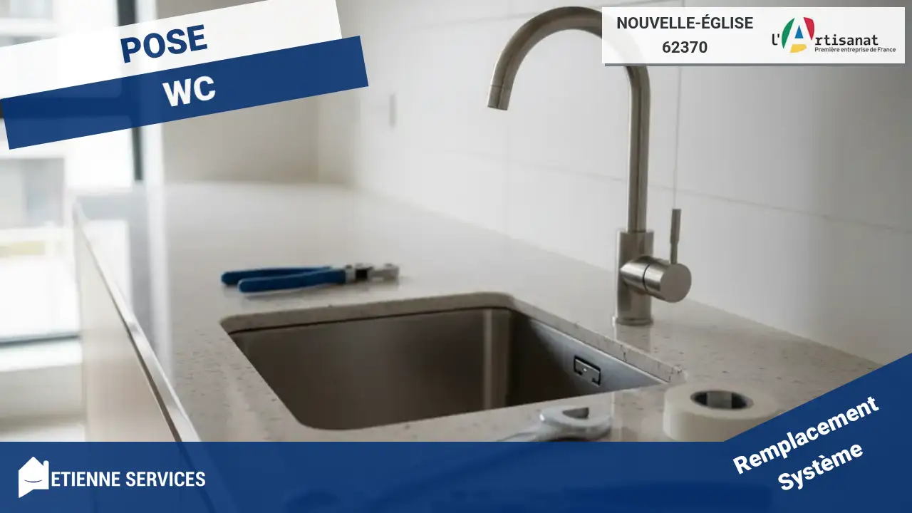 Installation de Sanitaire Impeccable par nos Artisans Plombiers à Nouvelle-Église