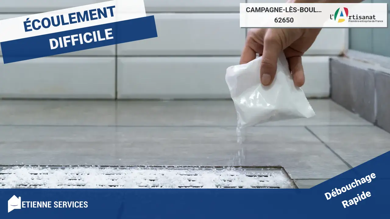 Service expert et rapide de débouchage de canalisation à Campagne-lès-Boulonnais